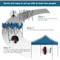 Miniatyrbild 7 av 9: Rootz Folding Garden Gazebo - Utomhuspaviljong - Pop Up Canopy - UV-skydd - 289cm x 330cm x 289cm
