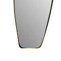 Miniatyrbild 6 av 6: Rootz Modern Wall Mirror - Modern Mirror - Asymmetrisk form - Handgjord - Guldram - 33cm x 90cm x 2,5cm