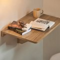 Miniatyrbild 7 av 9: Rootz Väggmonterat hopfällbart bord - Köksbord - Skrivbord - Utrymmesbesparande design - Slitstarkt PB-material - Perfekt för små utrymmen och barnrum
