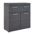 Miniatyrbillede 7 af 11: Rootz Badeværelsesskab - Skab - Højglans - 73 x 79 x 31 cm White High gloss