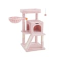 Pikkukuva 1 / 7: Rootz Luxury -kissan raapimistolppa - Kitty Tower - Kissapuu - Lastulevyrakenne - Pehmopäällinen - 48cm x 48cm x 96cm