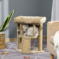 Miniatyrbild 9 av 10: Rootz PawHut Cat Scratching Post - Cat Play Station - Cat Rest Station - Ultimate Play - Kloslipning - Högkvalitativ konstruktion - 40W x 40D x 57H cm