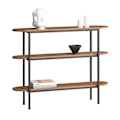 Miniatyrbillede 1 af 7: Rootz konsolbord - entrebord - skænk - sidebord - robust og rummeligt - justerbare fødder - væg sikker vippelås - PB(E1) & metal - 110 cm x 86 cm x 25