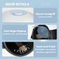 Miniatyrbillede 8 af 10: Rootz PawHut Cat Toilet - Kattebakke - Cat Loo - Forhindrer affaldsspredning - Lugtkontrol - Nem rengøring - 52cm x 41cm x 38cm - Plast, ABS