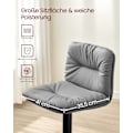 Miniatyrbillede 4 af 10: Rootz Grey 2-delt sæt barstole - Bordskamler - Køkkenø-sæder - PU-materiale - Metalramme - Skumpolstring - Justerbar højde - Kompakt design - Ergonomi