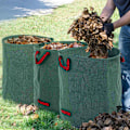 Miniatyrbillede 2 af 10: Rootz 3 Pack Garden Bag - Bladpose - Affaldssæk - Vandtæt UV -beskyttelse - Ø67 x 76H CM - 272L KAPACITION