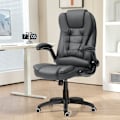 Pikkukuva 2 / 10: Rootz Executive -tuoli - Tietokonetuoli - Työtuoli - Keinonahka - Säädettävä korkeus - 60cm x 69cm x 111-121cm