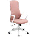 Miniatyrbillede 5 af 5: Rootz Kontorstol - Computerstol - Vippelig ryglæn - Roterbar - Højdejusterbar - Pink - 62 x 56 x 110-119,5 cm