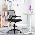 Miniatyrbillede 2 af 5: Rootz High -Back Office Stol - Ergonomisk drejestol - Højdejusterbar stol - Åndbar net - 64L x 59W x 104-124h cm