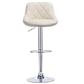 Miniatyrbillede 5 af 10: Rootz Premium barstole i imiteret læder - Justerbare bordskamler - Drejelige barstole - Holdbar, behagelig, nem at rengøre - 84 cm-106 cm x 38 cm x 35