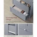 Miniatyrbild 5 av 6: Rootz Dove Grey Badrumsskåp - Förvaringsenhet - Organizer - MDF-material - Rymlig design - Enkel montering - 30cm x 60cm x 110cm