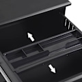 Miniatyrbild 6 av 8: Rootz Roll Container Arkivskåp - Mobilt arkivskåp - Office Storage Organizer - Förmonterad - Säkert låssystem - Gott förvaringsutrymme - Stål - 52,4 c