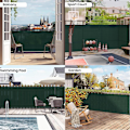 Miniatyrbillede 7 af 7: Rootz HDPE Privacy Fence Screen - Solbeskyttelse - Udendørs Barriere - Rivefast, UV-blok, Nem installation - Grøn - 1m-2m x 6m-25m