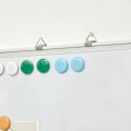 Miniatyrbillede 4 af 7: Rootz Whiteboard - Magnetisk tavle - Let at tørre af - Med 4 markører - 10 magneter - 1 viskelæder - 60 x 1,8 x 45 cm