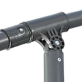 Miniatyrbillede 4 af 8: Rootz Garden Parasol - Cross Base - Vejrbestandig - Solbeskyttelse - Elegant design - Seks Ribber - Cantilever Parasol - Metal-polyester - Grå - 292 c