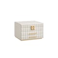 Miniatyrbild 1 av 6: Rootz smyckeskrin - Organizer - Förvaringsfodral - PU-läder - Snygg design - 21,5 cm x 24 cm x 15,8 cm
