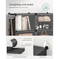 Miniatyrbillede 4 af 10: Rootz 9 Cube Storage Organizer - Sort - ABS-plastik - Stålramme - Rummelige rum - Nem montering - 32cm x 124cm x 94cm