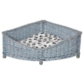 Miniatyrbillede 1 af 9: Rootz Pet Sofa - Grå - flet, plys, Pp Bomuld - 26,77 cm x 26,77 cm x 12,6 cm