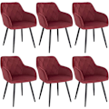 Miniatyrbild 1 av 9: Rootz matstolsset - Modern sits - Fåtölj - Ergonomisk design - Sammetstyg - 44cm x 42,5cm x 46,5cm - Lastkapacitet 120kg