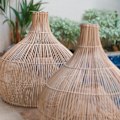 Miniatyrbillede 5 af 7: Rootz Rattan Lampe | Lampeskærm | Pendel ALAM 40/50 cm M