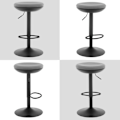 Miniatyrbild 9 av 9: Rootz Swivel Bar Pall - Motpall - Roterande Barstol - Andas elastiskt tyg - Höjdjusterbar - 41cm x (64-85) cm x 41cm