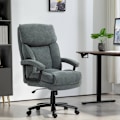 Miniatyrbillede 2 af 6: Rootz Skrivebordsstol - Kontorstol - PC Stol - Understøtter 200 kg - Skumpolstring - 68,5W x 79D x 117-125H cm