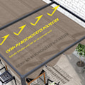 Pikkukuva 4 / 10: Rootz -paviljongin vaihtokatto - Pergola -katos - UV -suoja - helppo kokoonpano - polyesterikangas - 286 cm x 245 cm