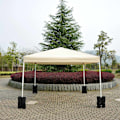 Miniatyrbillede 2 af 9: Rootz Pavilion Stander til sammenfoldeligt Pavilion Festtelt - Sort - Polyester - cm x cm x 16,53 cm