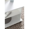 Miniatyrbild 6 av 8: Rootz Soffbord - Soffbord på hjul - Hjul - Förvaringsutrymme - Öppet fack - Vit