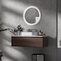 Miniatyrbild 2 av 10: Rootz LED badrumsspegel - Väggmonterad sminkspegel - Justerbar ljusstyrka - Minnesfunktion - Immskydd - IP44 - 60cm x 3cm
