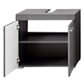 Miniatyrbillede 11 af 11: Rootz Badeværelsesskab - Under vasken - Højglans - 60 x 56 x 34cm White High gloss
