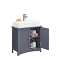 Miniatyrbillede 1 af 5: Rootz Sink Cabinet - Vanity Unit - Base Cabinet - MDF Holdbar opbevaring - 60x30x60cm