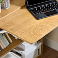 Miniatyrbillede 8 af 8: Rootz Multifunktionelt skrivebord - sammenfoldelig computertabel - Laptop Desk - Rig opbevaring - 63x82x58cm