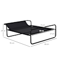 Miniatyrbild 3 av 6: Rootz Cozy Dog Bed - Solstol för sällskapsdjur - Upphöjd babysäng - Andningsbart nät - 91L x 69W x 29H cm