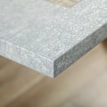 Miniatyrbild 4 av 6: Rootz Matbord - Köksbord - Stone Look Bordsskiva - Stålben - MDF - Grå + Svart - 140 x 80 x 76 cm