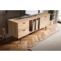 Miniatyrbillede 5 af 6: Rootz Lowboard 150 cm TV-stativ - TV-skab - Underholdningsenhed - Eget finish - Rummelig opbevaring - Moderne design - Holdbar konstruktion - 150 cm x