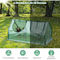 Miniatyrbillede 2 af 9: Rootz Folie Drivhus - Lille Plantehytte - Mini Havehus - Stålramme - Optimal klimakontrol - 120cm x 60cm x 60cm