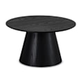 Pikkukuva 1 / 9: Rootz-sohvapöytä - Moderni keskiosa - Nykyaikainen pyöreä pöytä - Tukeva MDF-rakenne - Tilava 80x80x45 cm - Helppo huoltaa