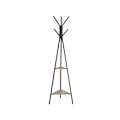 Miniatyrbillede 1 af 8: Rootz Tree Coat Stand - Knagerække - Tøjorganisering - Spånplader og stål - 49,5 cm x 49,5 cm x 179 cm - Greige Black - 3,3 kg - Nem montering