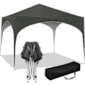 Miniatyrbild 1 av 7: Rootz Gazebo - Pop-Up Canopy - Utomhusskydd - Vattentät, UV-skydd, Enkel installation - Oxford metallram - 3x3m - Grå
