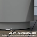 Miniatyrbillede 6 af 11: Rootz udendørs sidebord - køligere isspand - grå beton - holder drinks kølet - Ø37,5 x 43,5 timer cm