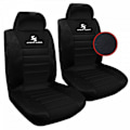 Miniatyrbillede 1 af 5: Rootz bilsædebetræk - Forsædebeskytter - Dragebroderidesign - 100 % polyester - Skumpolstring - Nem montering - Universal Fit - 3-8 mm skum - 30° vask