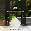 Miniatyrbillede 5 af 11: ROOTZ 3X5M PERGOLA - Have baldakin - Udendørs paviljong - Vandtæt tarpaulin - Metalramme - 491 cm x 298 cm x 200/253 cm - Stabilitet og elegance