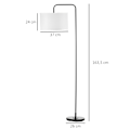 Miniatyrbild 3 av 7: Rootz Floor Lamp - vardagsrumslampa - Robust metallbas - Mysig atmosfär - 64 x 38 x 163,5 cm svart