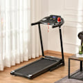 Miniatyrbillede 2 af 6: Rootz Løbebånd - Elektrisk Løbebånd - Sammenklappeligt Løbebånd - LED Display - Hjem - Gym - Sort/Grå - 134 cm x 60 cm x 118 cm