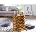 Miniatyrbillede 3 af 5: Rootz Sidebord - Sofabord - Guld Sidebord - Aluminium - Guld - Ø 43,5cm