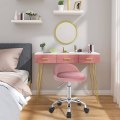 Miniatyrbillede 2 af 9: Rootz Velvet Office Taburet - Justerbar Skrivebordsstol - Rolling Task Chair - Komfortabel, Fleksibel, Holdbar - 53cm-65,5cm x 30cm x 30cm