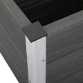 Miniatyrbild 7 av 8: Rootz Planteringslåda - Blomkruka - Blomlåda - WPC/Aluminium - 100 x 50 x 50 cm