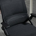 Miniatyrbillede 9 af 10: Rootz Vinsetto kontorstol - Ergonomisk stol - Justerbar stol - Lændestøtte - Vippefunktion - 58cm x 61cm x 102-119cm