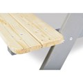 Miniatyrbillede 4 af 6: Rootz børnepicnic bænk - udendørs bord til børn - siddepladser i massivt træ - holdbart design - 90 cm x 79 cm x 50 cm